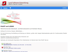 Tablet Screenshot of land-software.de